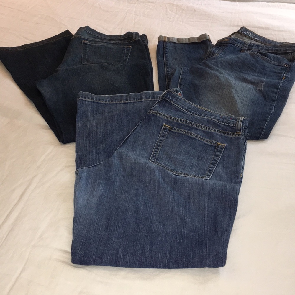 Lot of Gap jeans long and jean & boyfriend 14 S
